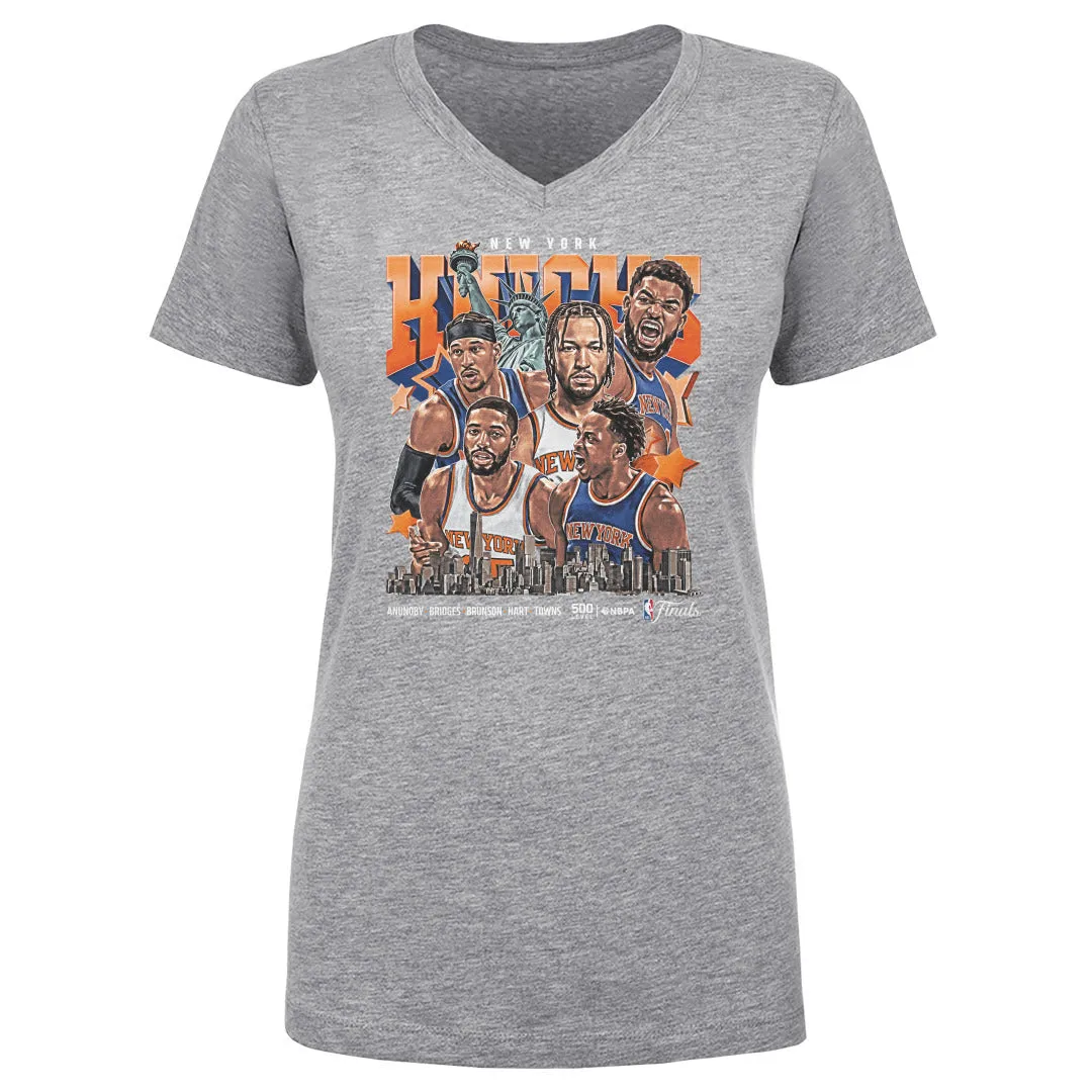 New York Knicks NBA Finals 2026 Collage WHT sold by 500 Level