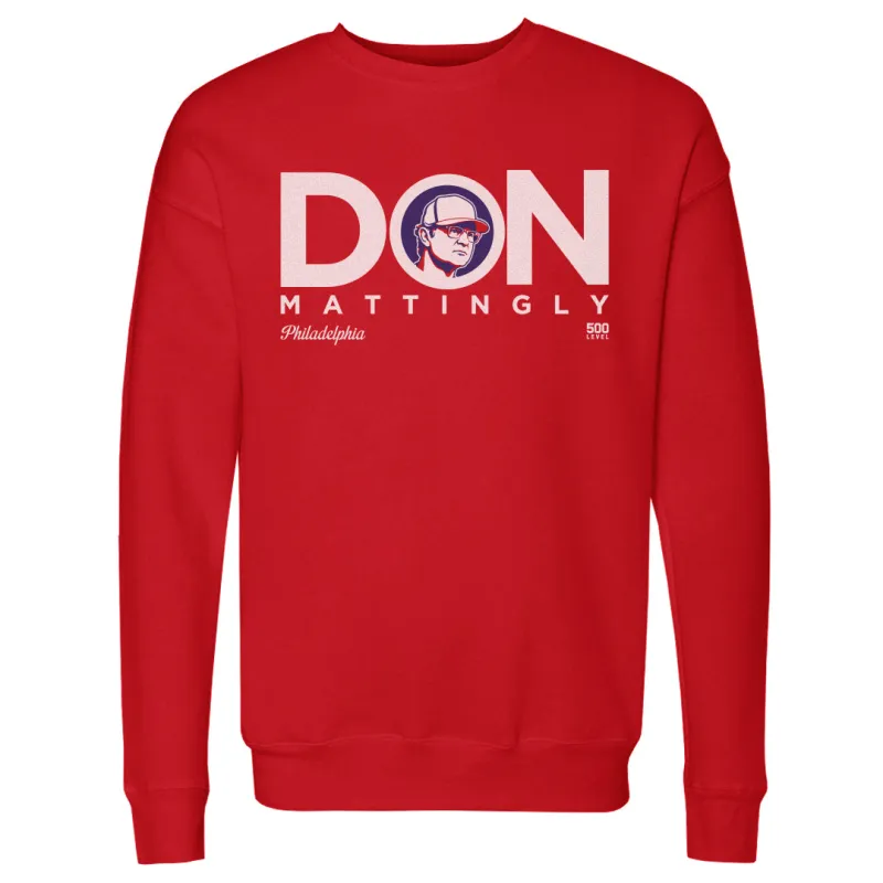 Don Mattingly Philadephia Icon WHT made by 500 Level
