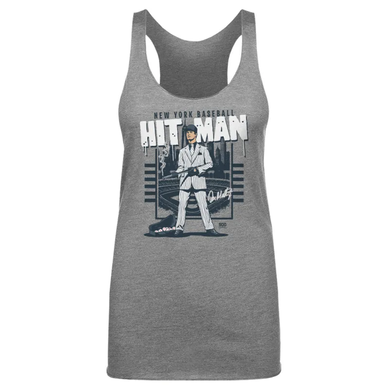 Don Mattingly New York Y Hit Man WHT made by 500 Level
