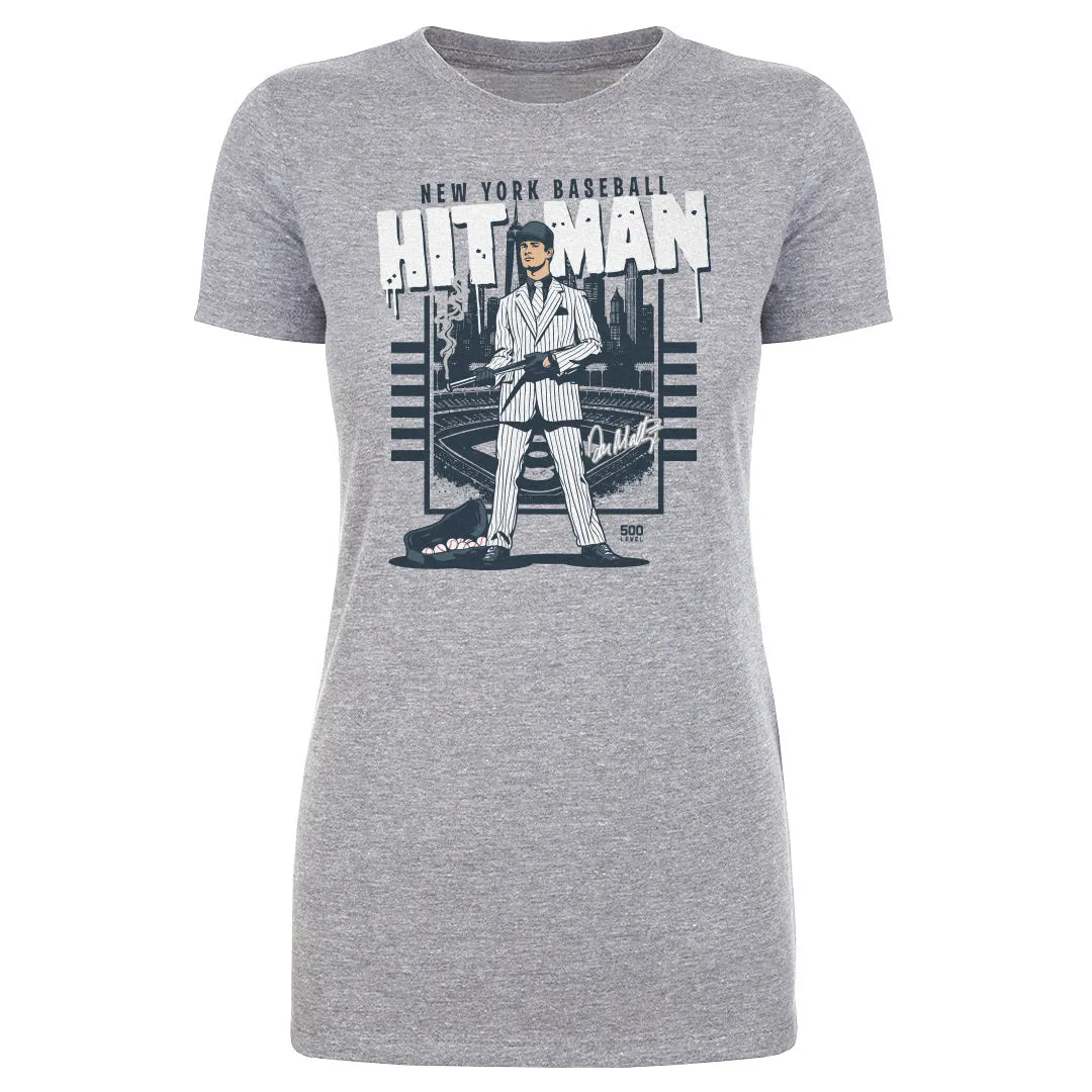 Don Mattingly New York Y Hit Man WHT sold by 500 Level