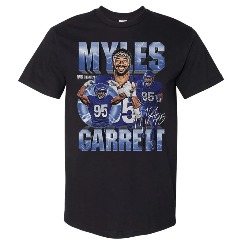 Myles Garrett Los Angeles R Vintage WHT made by 500 Level