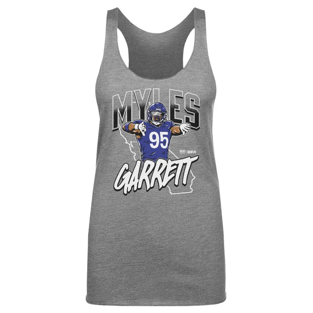 Myles Garrett Los Angeles R Name Map WHT sold by 500 Level product image thumbnail 2