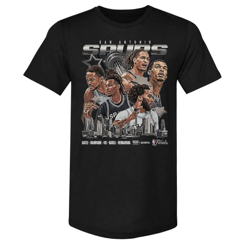 San Antonio Spurs NBA Finals 2026 Collage WHT made by 500 Level