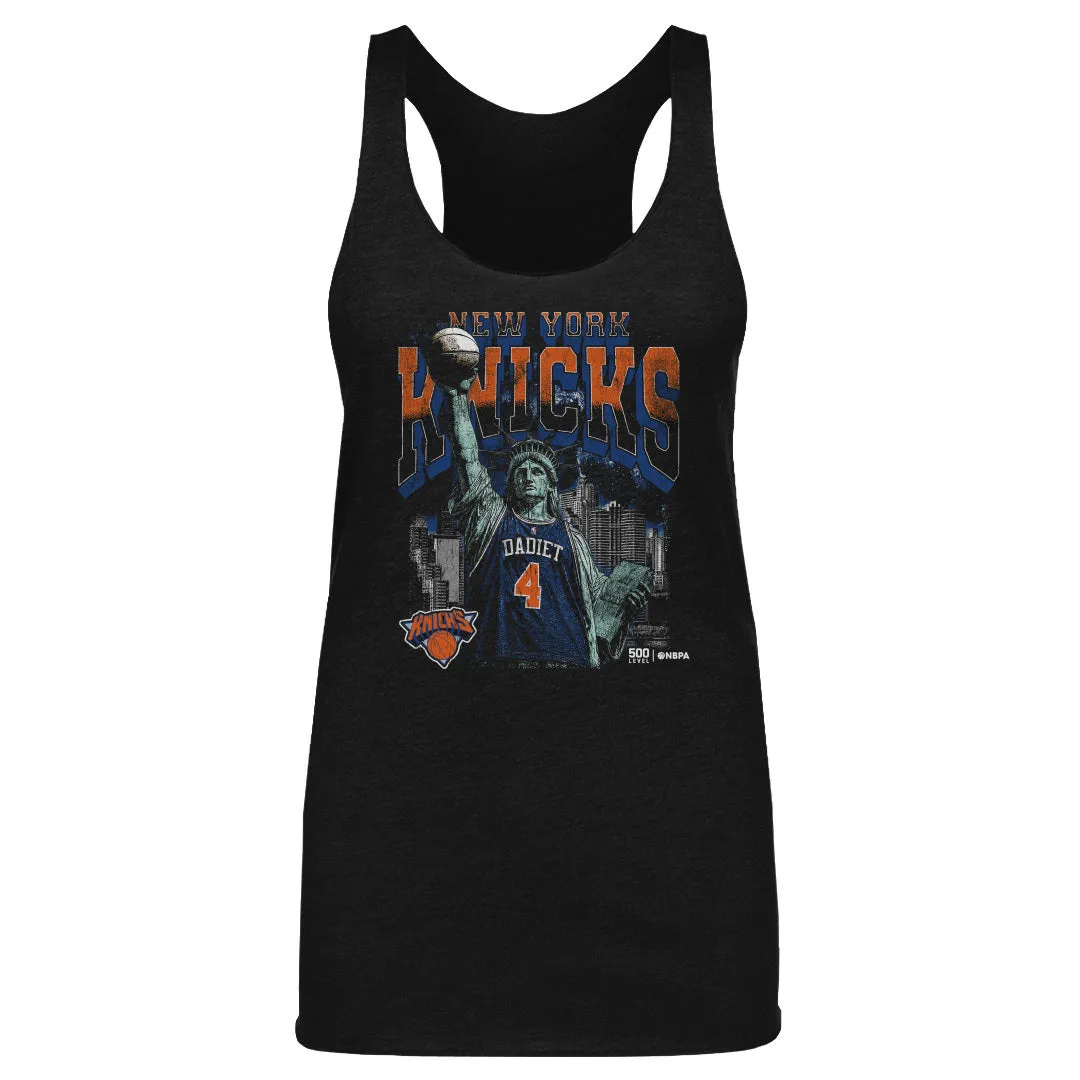 Pacome Dadiet New York Knicks Statue Of Liberty WHT sold by 500 Level