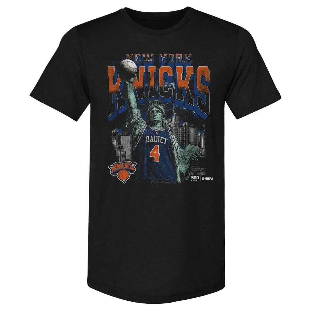 Pacome Dadiet New York Knicks Statue Of Liberty WHT sold by 500 Level