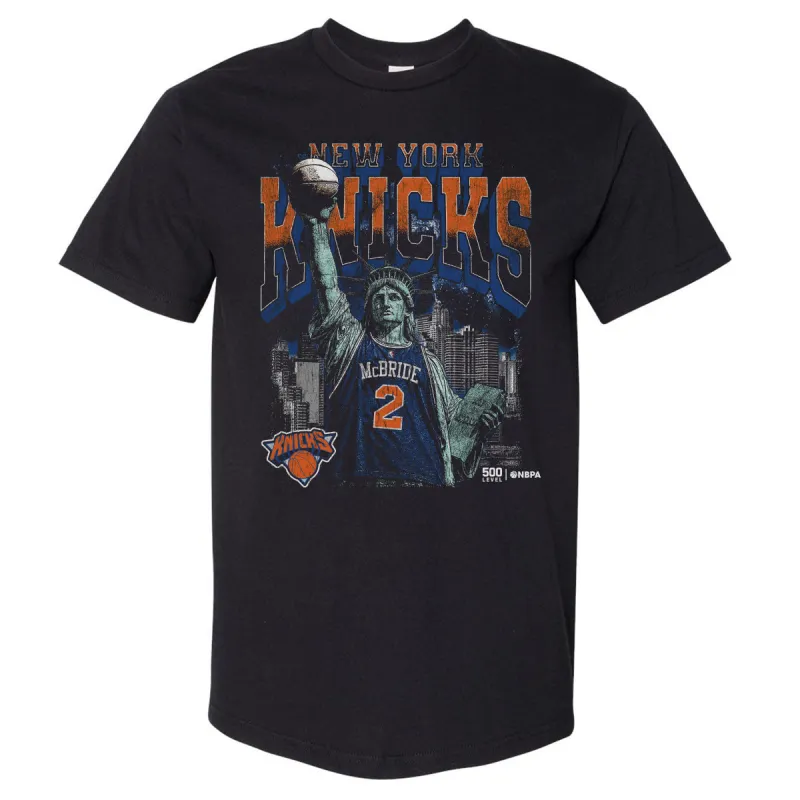 Miles McBride New York Knicks Statue Of Liberty WHT made by 500 Level