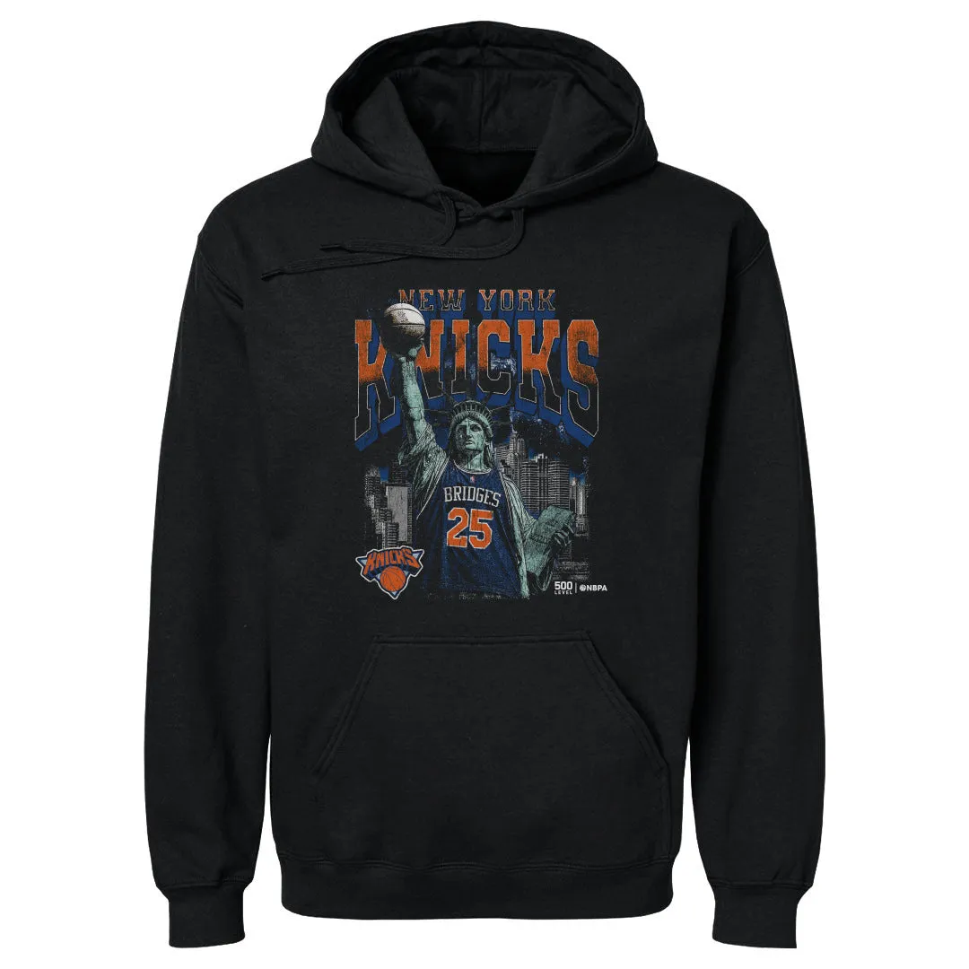 Mikal Bridges New York Knicks Statue Of Liberty WHT sold by 500 Level