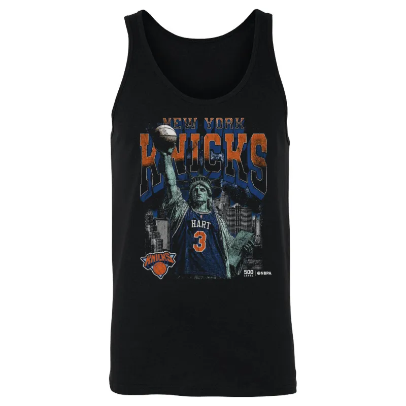 Josh Hart New York Knicks Statue Of Liberty WHT made by 500 Level