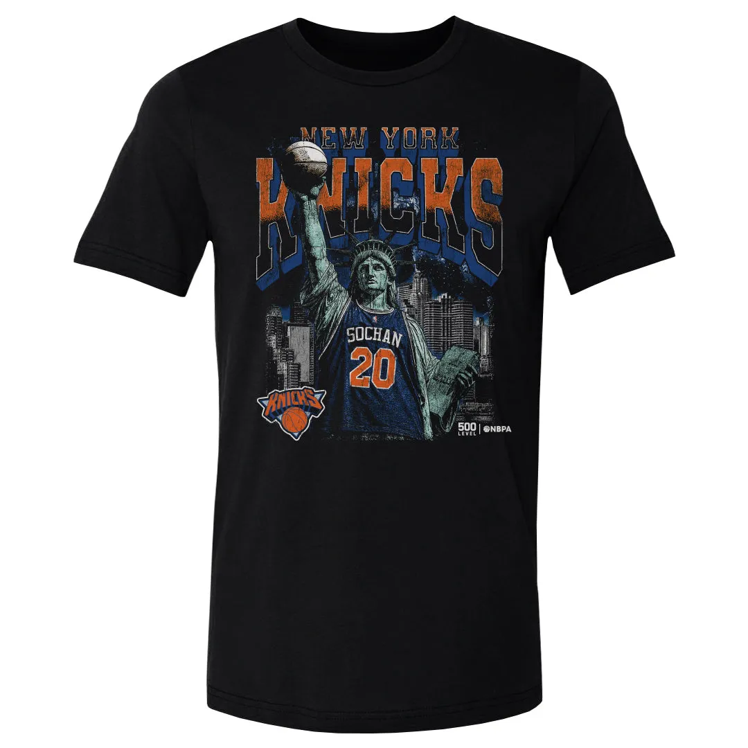 Jeremy Sochan New York Knicks Statue Of Liberty WHT sold by 500 Level