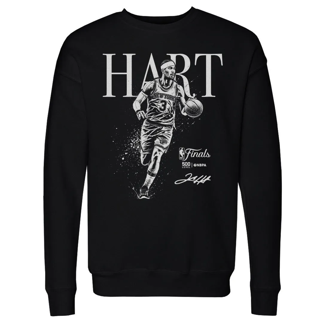 Josh Hart New York Knicks NBA Finals 2026 Mono WHT sold by 500 Level