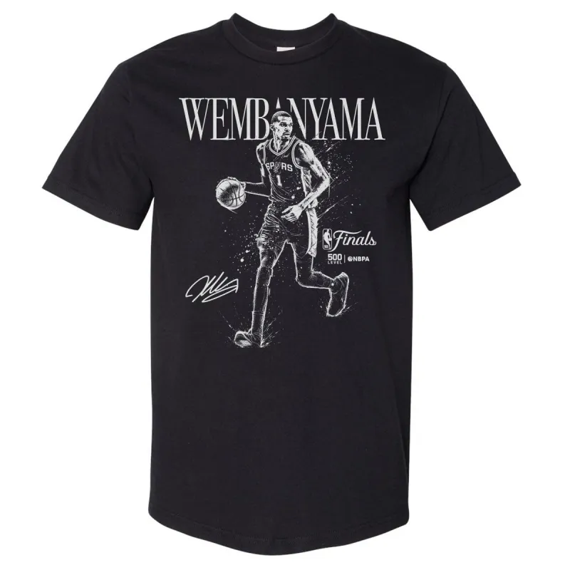 Victor Wembanyama San Antonio Spurs NBA Finals 2026 Mono WHT made by 500 Level