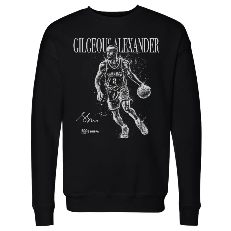 Shai Gilgeous-Alexander Oklahoma City Thunder Mono WHT made by 500 Level