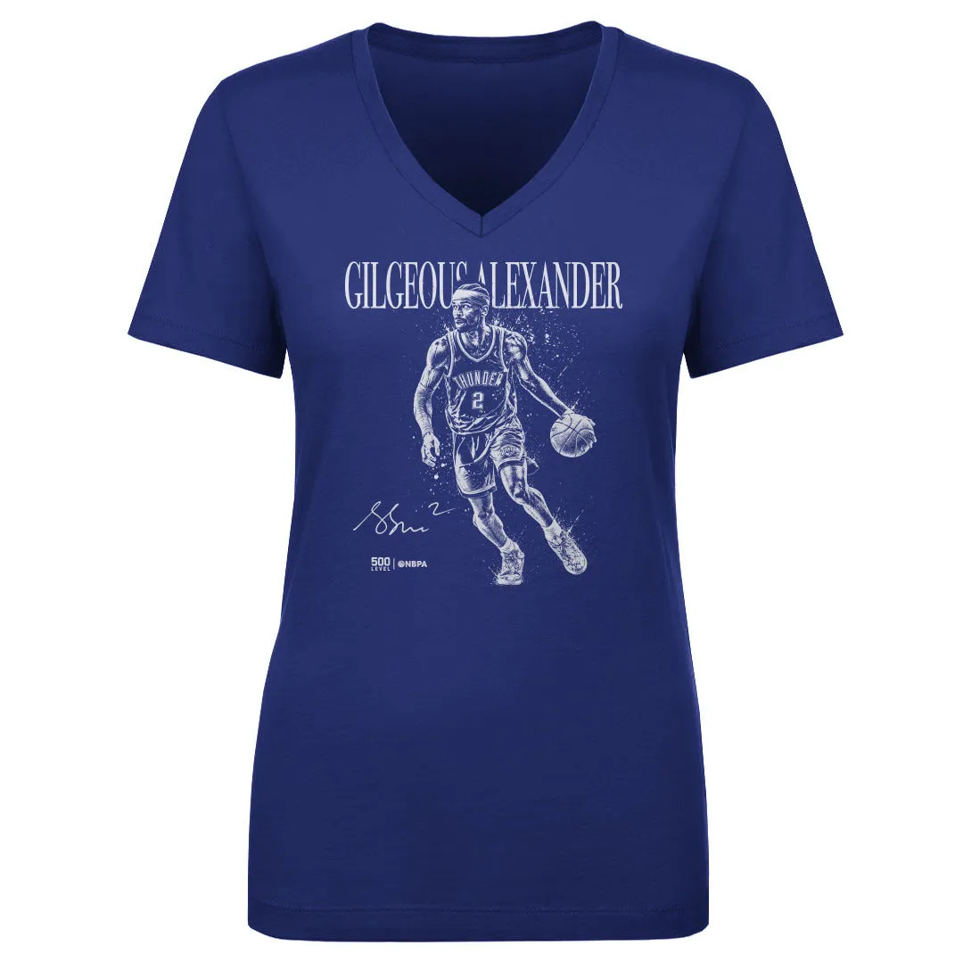 Shai Gilgeous-Alexander Oklahoma City Thunder Mono WHT sold by 500 Level product image thumbnail 3
