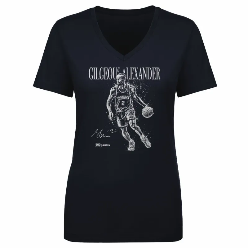 Shai Gilgeous-Alexander Oklahoma City Thunder Mono WHT made by 500 Level