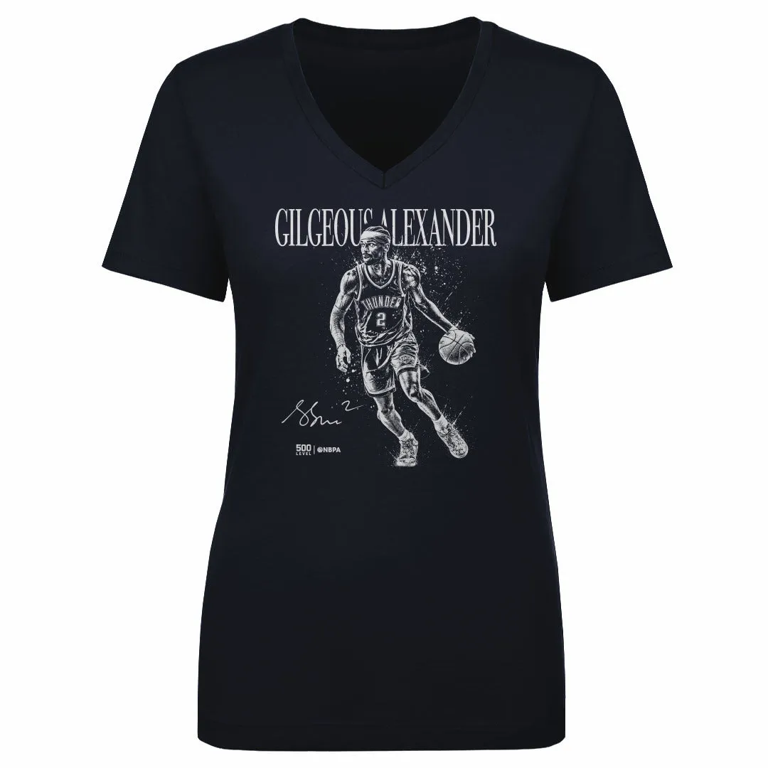 Shai Gilgeous-Alexander Oklahoma City Thunder Mono WHT sold by 500 Level