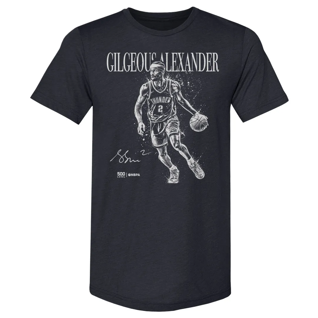 Shai Gilgeous-Alexander Oklahoma City Thunder Mono WHT sold by 500 Level
