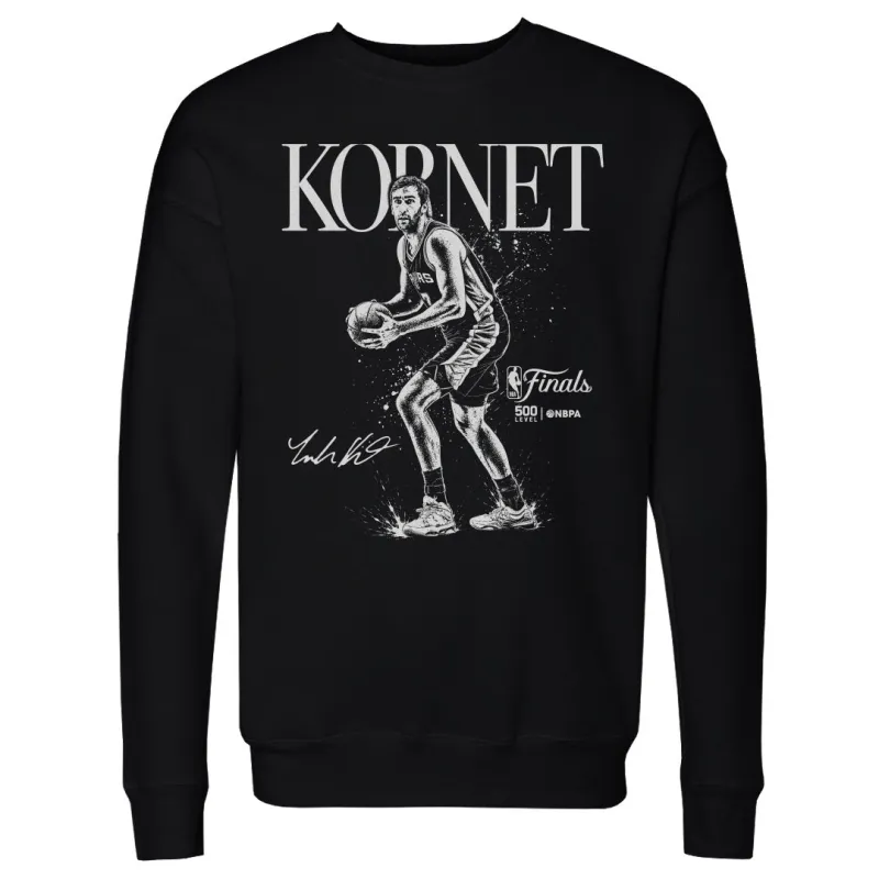 Luke Kornet San Antonio Spurs NBA Finals 2026 Mono WHT made by 500 Level