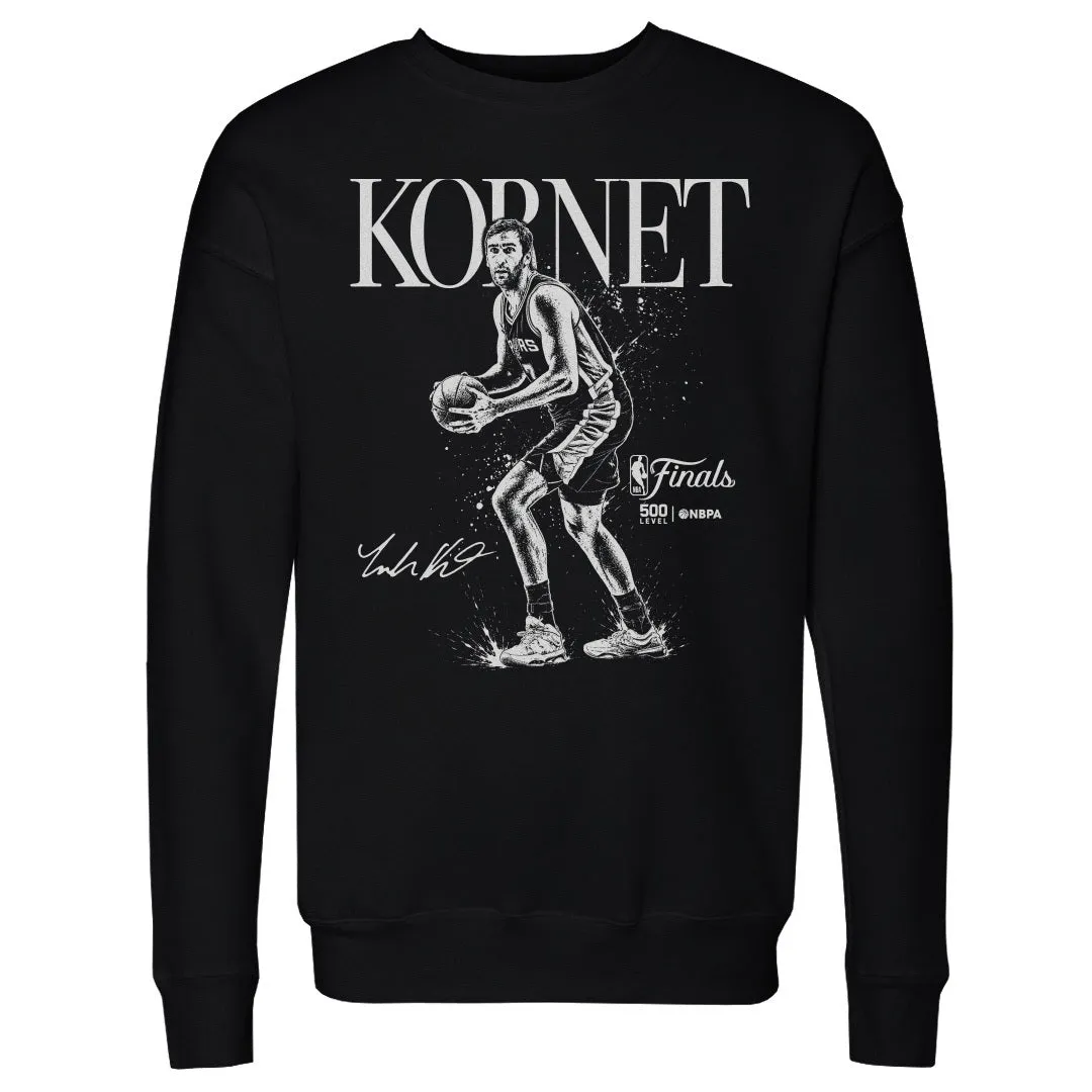 Luke Kornet San Antonio Spurs NBA Finals 2026 Mono WHT sold by 500 Level