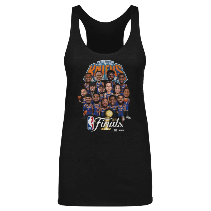 New York Knicks NBA Finals 2026 Caricature WHT made by 500 Level