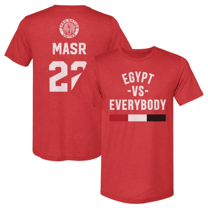 Egypt Vs. Everybody Afro Nation F&B WHT made by 500 Level