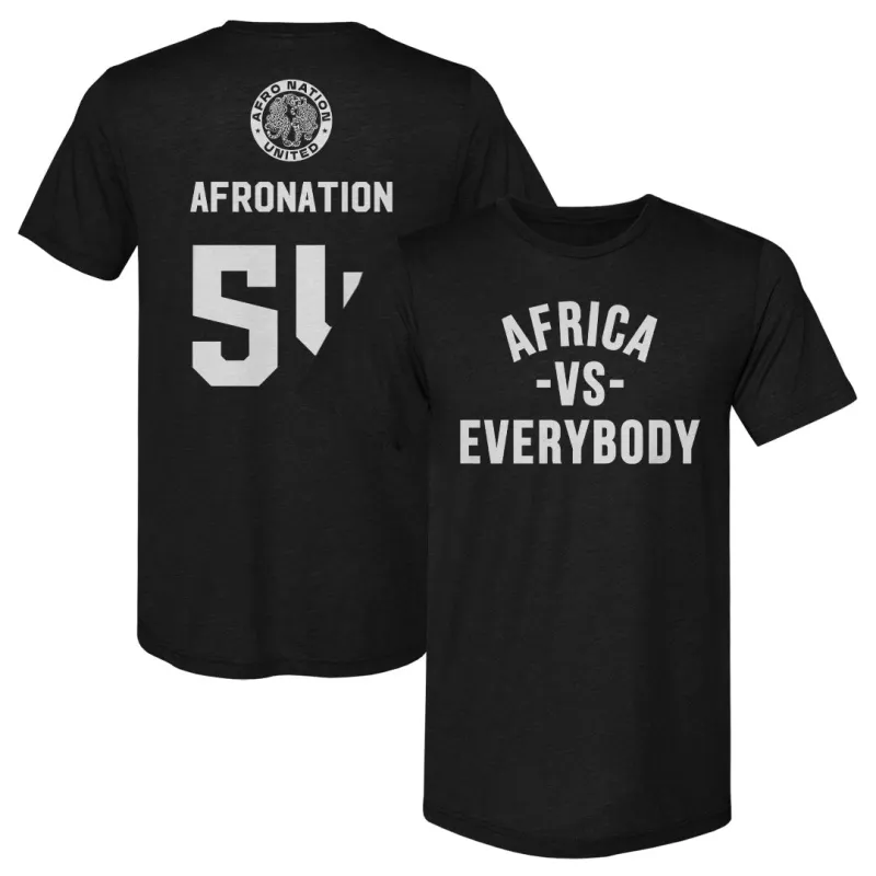 Africa Vs. Everybody Afro Nation F&B WHT made by 500 Level