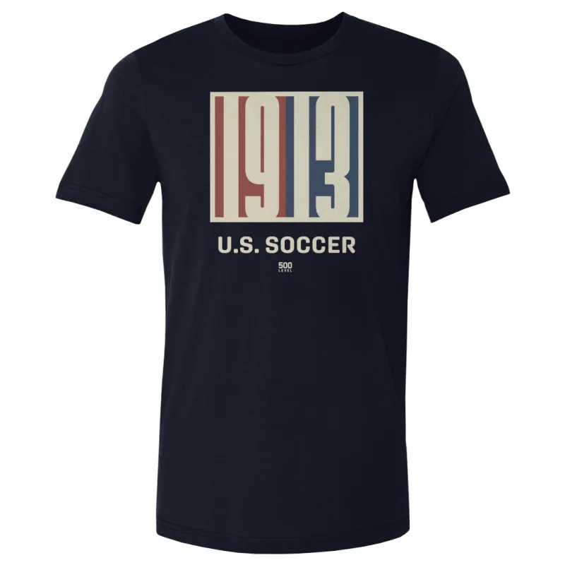U.S. Soccer Retro 1913 Logo WHT made by 500 Level