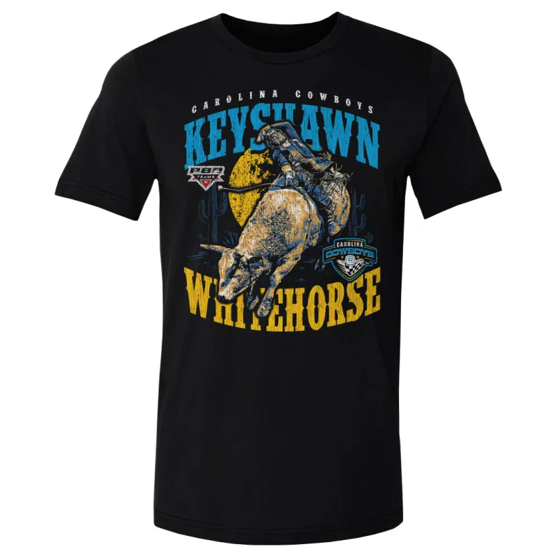 Keyshawn Whitehorse PBR Carolina Cowboys WHT made by 500 Level