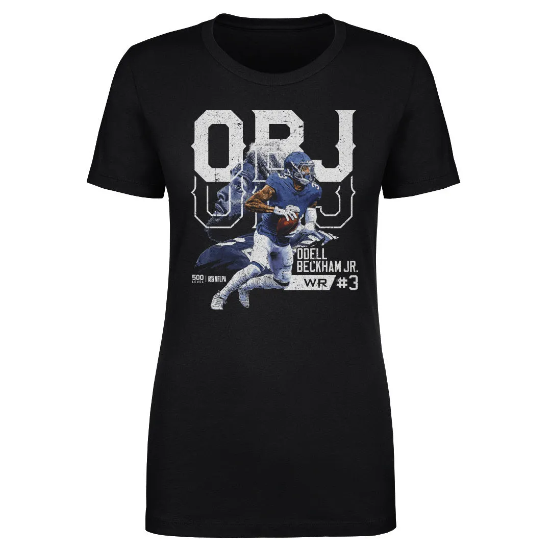 Odell Beckham Jr. New York G Nickname WHT sold by 500 Level