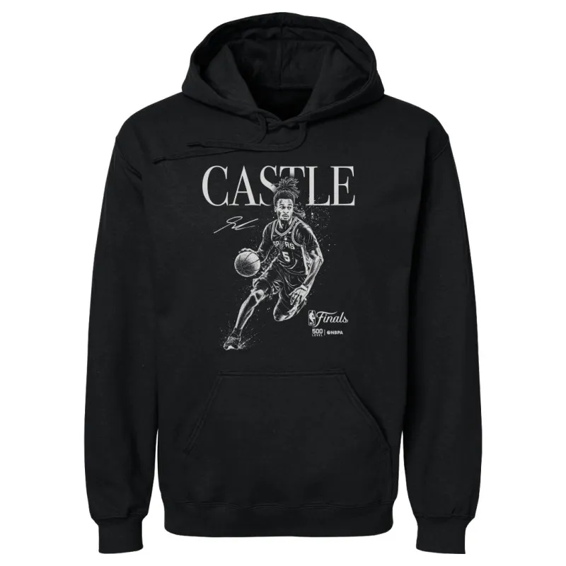 Stephon Castle San Antonio Spurs NBA Finals 2026 Mono WHT made by 500 Level