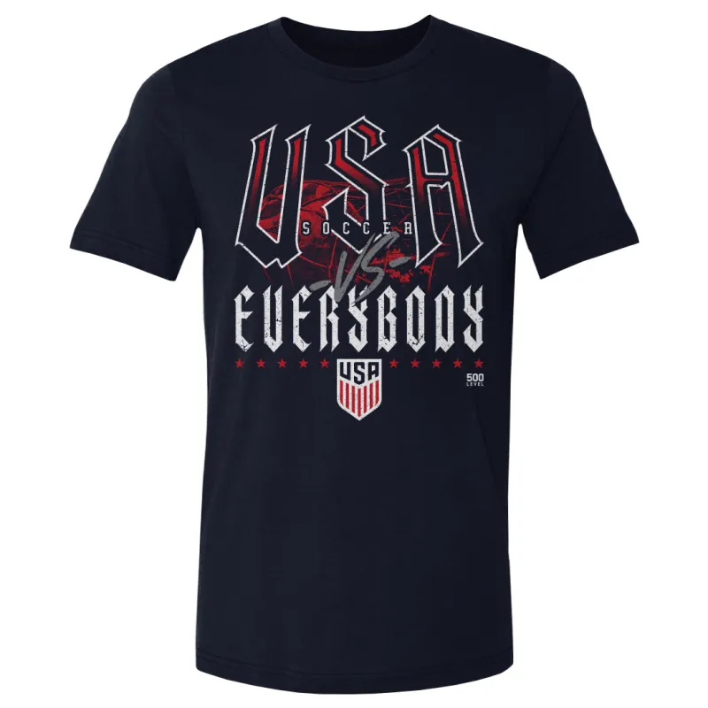 U.S. Soccer Vs. Everybody Grunge WHT made by 500 Level