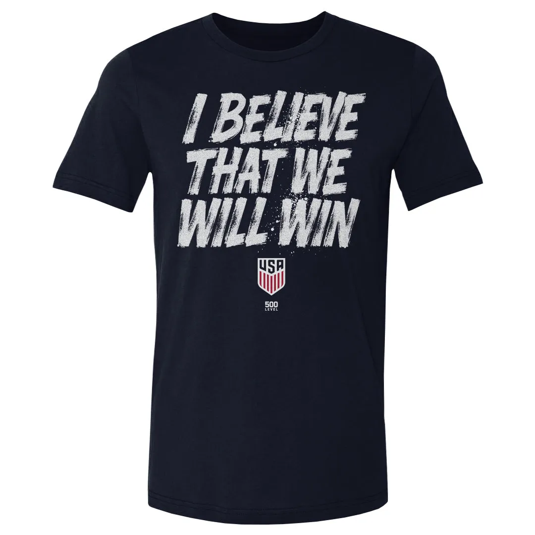USMNT I Believe That We Will Win WHT sold by 500 Level