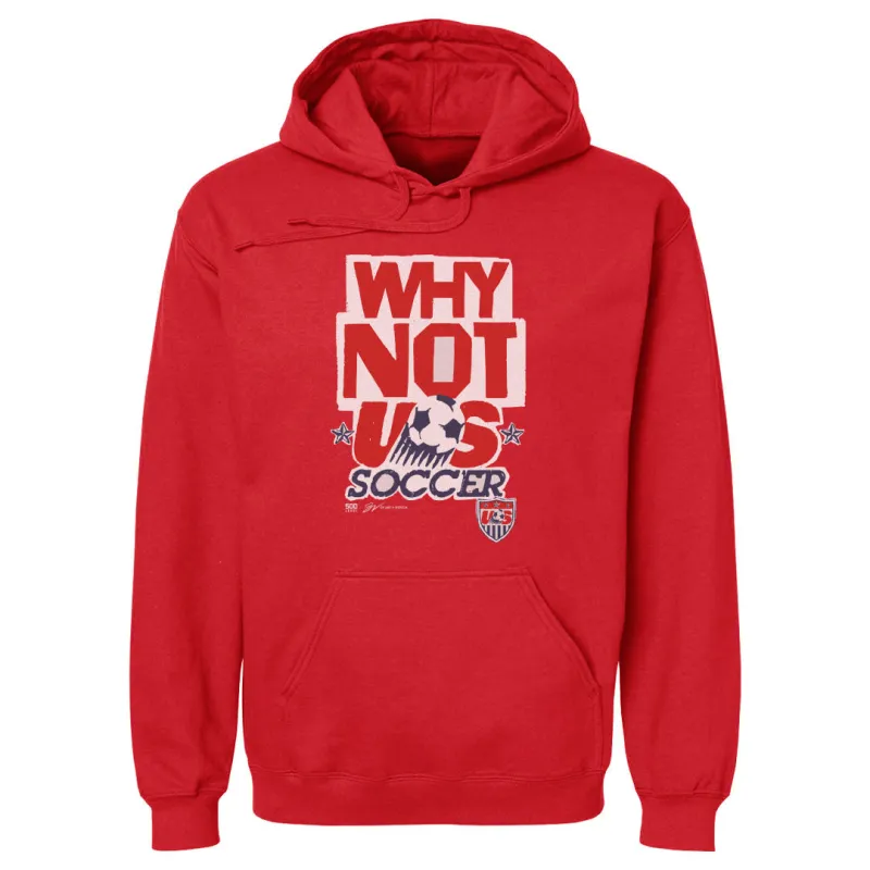 U.S. Soccer Why Not Us WHT made by 500 Level