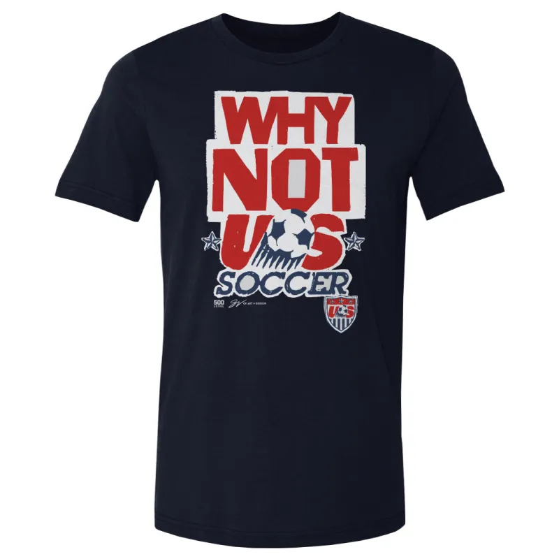 U.S. Soccer Why Not Us WHT made by 500 Level