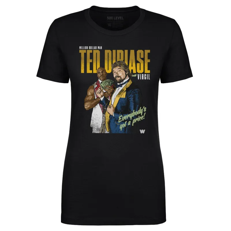 Ted Dibiase & Virgil WWE Retro WHT made by 500 Level