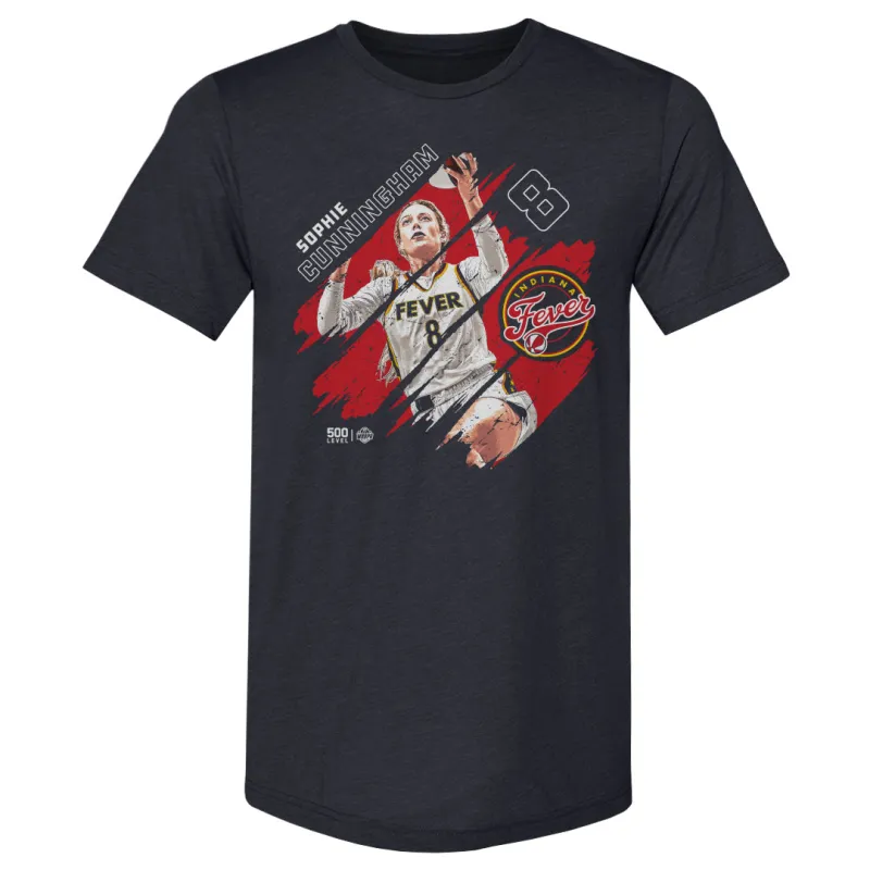Sophie Cunningham Indiana Fever Stripes WHT made by 500 Level