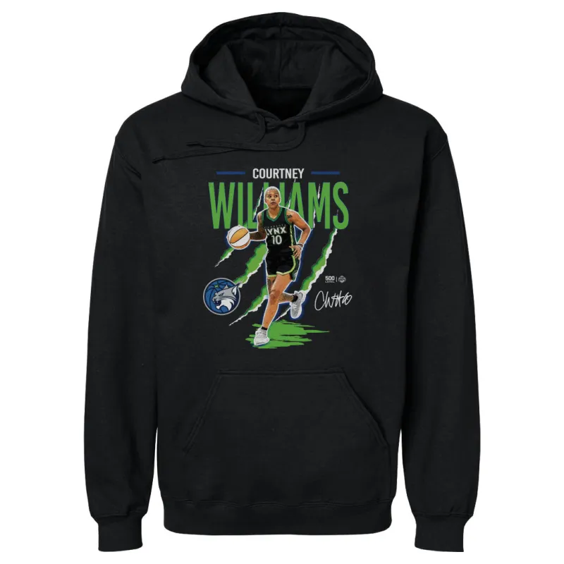Courtney Williams Minnesota Lynx Claws WHT made by 500 Level
