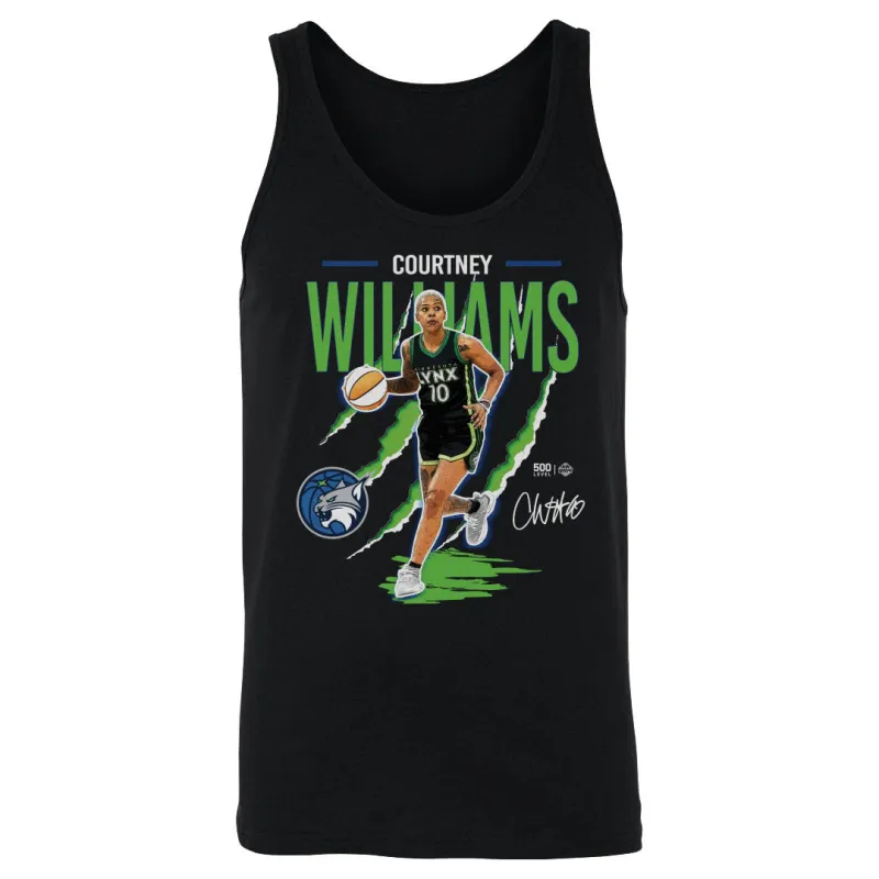 Courtney Williams Minnesota Lynx Claws WHT made by 500 Level