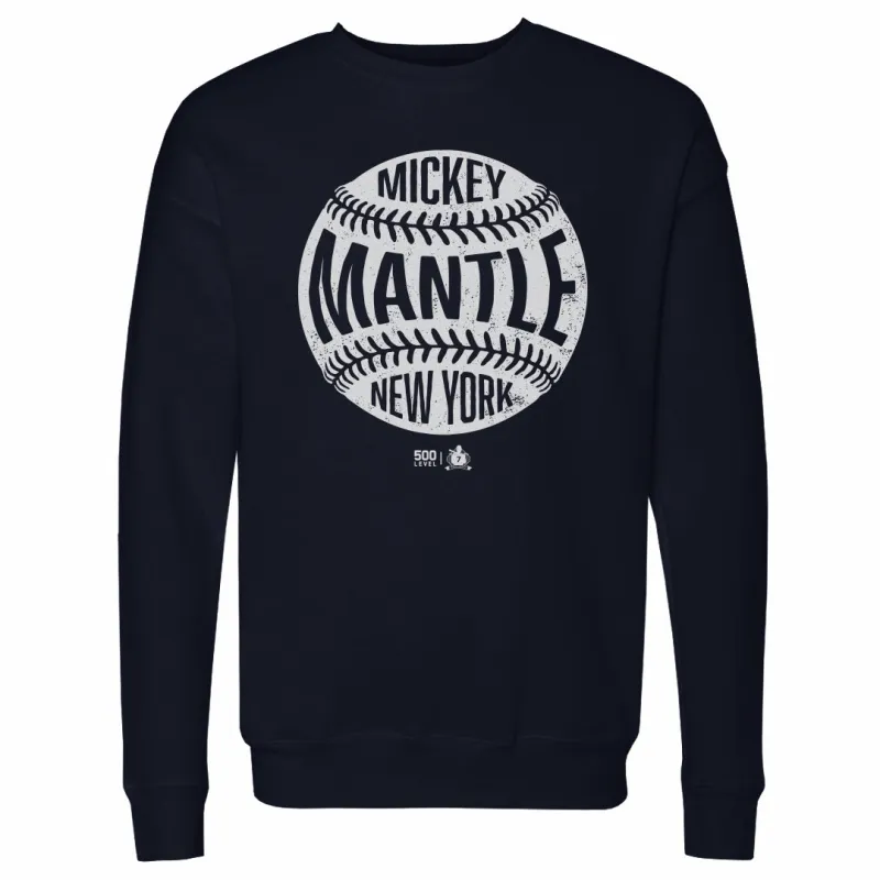 Mickey Mantle New York Y Vintage Baseball WHT made by 500 Level