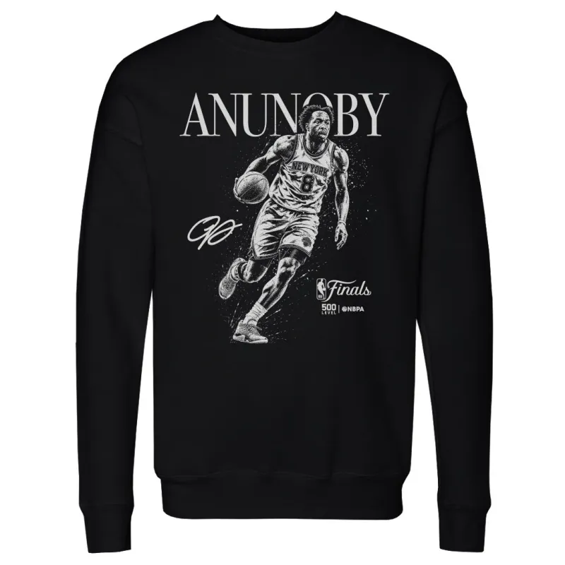 OG Anunoby New York Knicks NBA Finals 2026 Mono WHT made by 500 Level