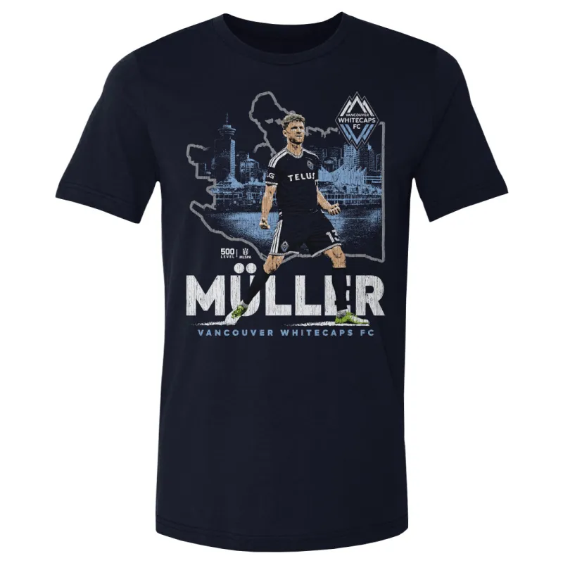 Thomas Muller Vancouver Whitecaps FC Skyline Map WHT made by 500 Level