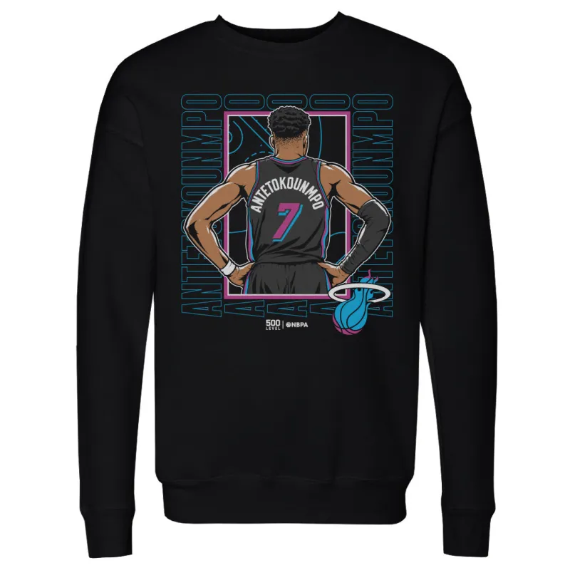 Giannis Antetokounmpo Miami Heat Vice Repeat WHT made by 500 Level