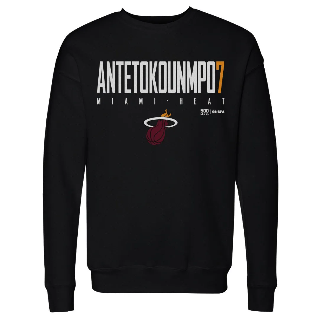 Giannis Antetokounmpo Miami Heat Elite WHT sold by 500 Level