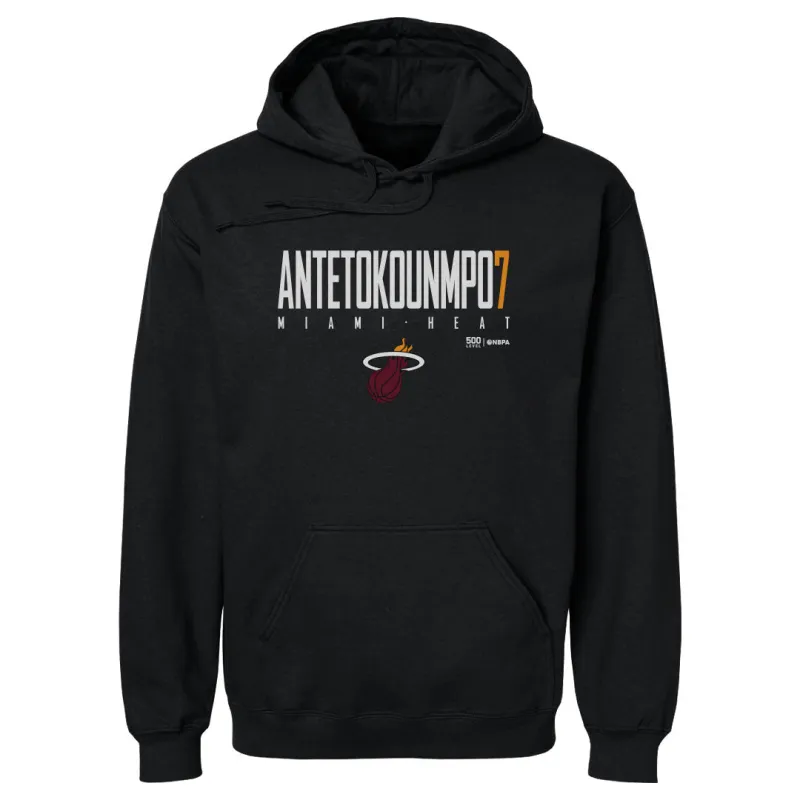 Giannis Antetokounmpo Miami Heat Elite WHT made by 500 Level