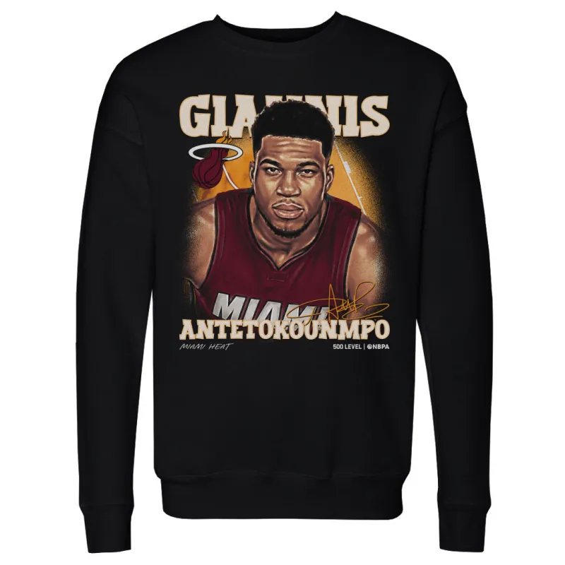 Giannis Antetokounmpo Miami Heat Airbrush WHT made by 500 Level