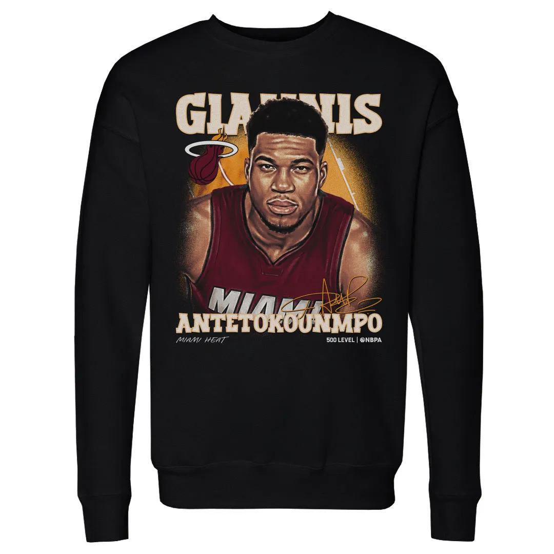 Giannis Antetokounmpo Miami Heat Airbrush WHT sold by 500 Level