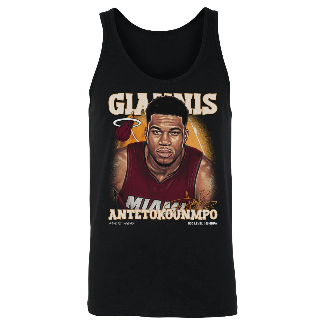 Giannis Antetokounmpo Miami Heat Airbrush WHT sold by 500 Level