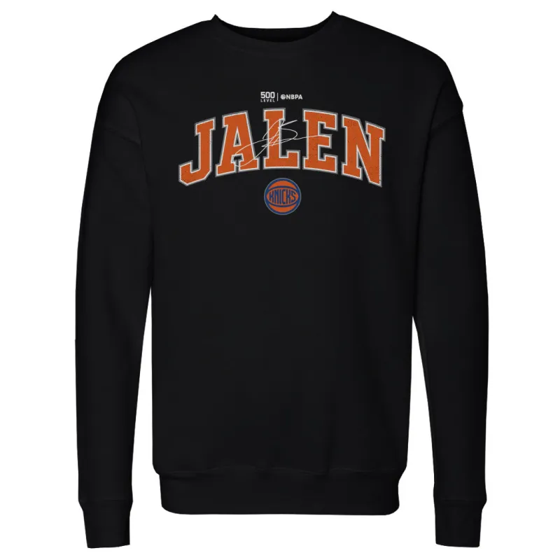 Jalen Brunson New York Knicks Team Font WHT made by 500 Level