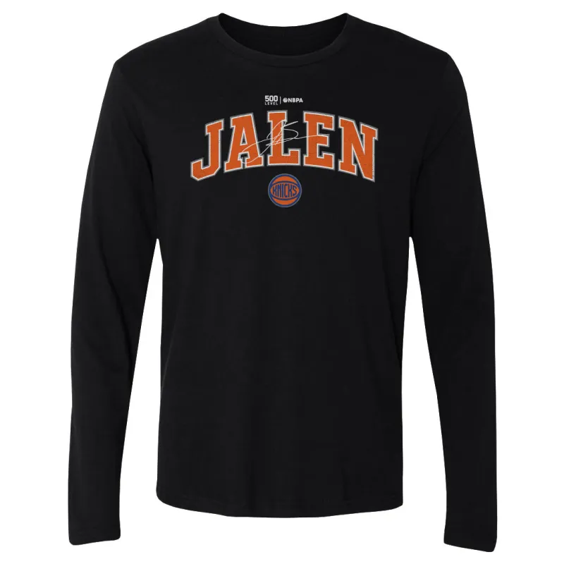 Jalen Brunson New York Knicks Team Font WHT made by 500 Level