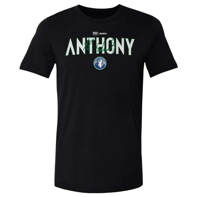 Anthony Edwards Minnesota Timberwolves Team Font WHT made by 500 Level