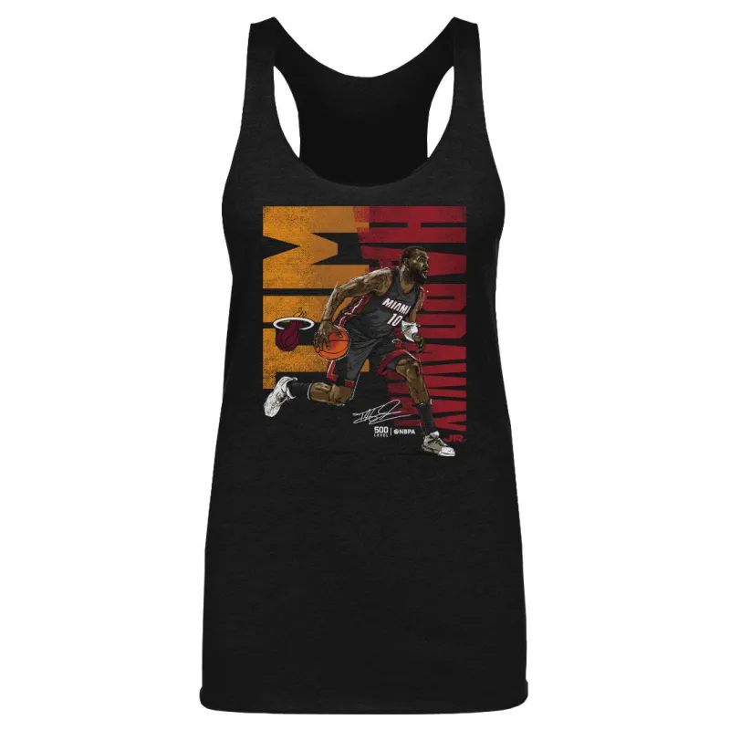 Tim Hardaway Jr. Miami Heat Bold WHT made by 500 Level